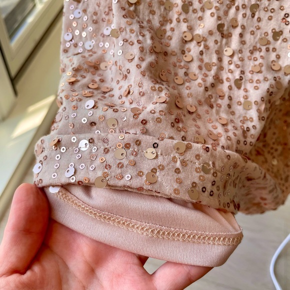 NWT S F21 sparkle Pale Pink dress - Picture 3 of 5